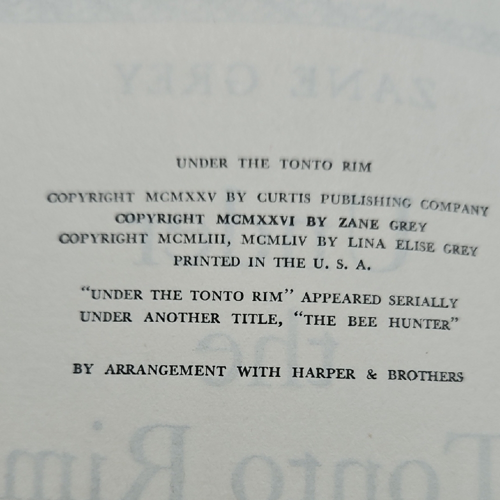 Zane Grey 1940's - 1950's Collection Of 9 Books. - Picture 3 of 14